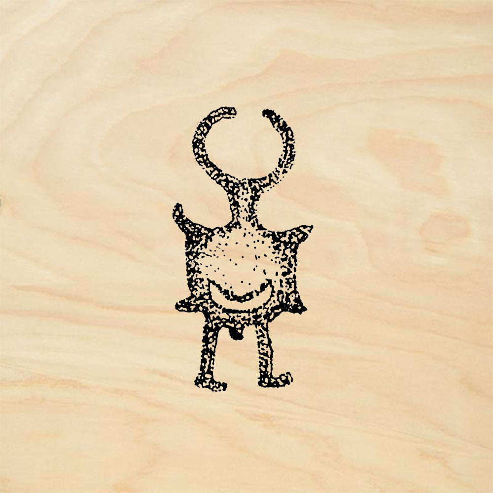 StampaFe Crescent Man Southwest Rubber Art Stamp