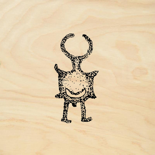 StampaFe Crescent Man Southwest Rubber Art Stamp