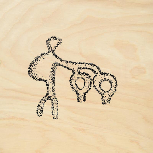 StampaFe Twins Southwest Rubber Art Stamp