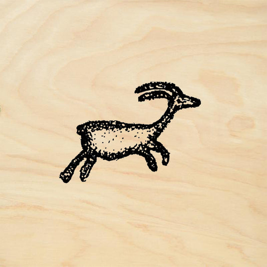StampaFe Young Deer Animal Rubber Art Stamp