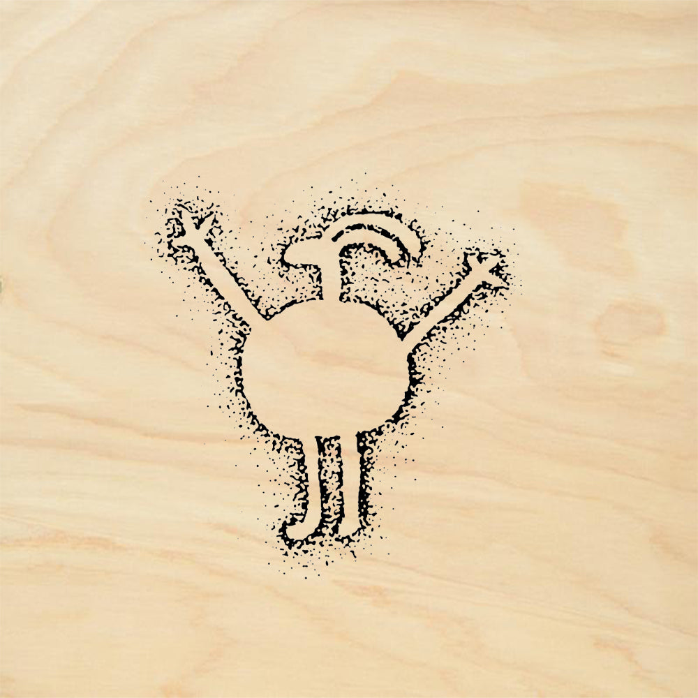 StampaFe Deer Spirit Southwest Rubber Art Stamp