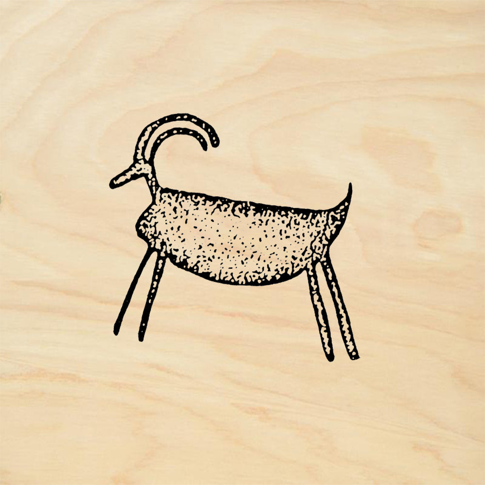 StampaFe Antelope Animal Rubber Art Stamp