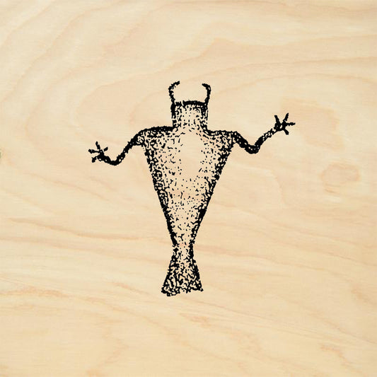 StampaFe Vermillion Man Tribal Rubber Art Stamp