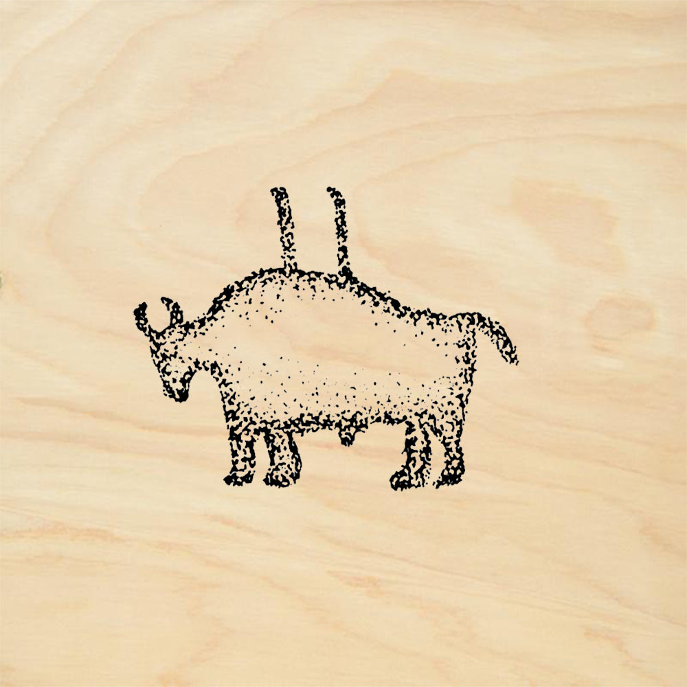StampaFe Bison Southwest Rubber Art Stamp