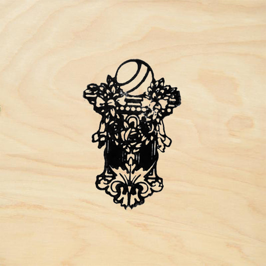 StampaFe Shrine small Folk Art Rubber Art Stamp