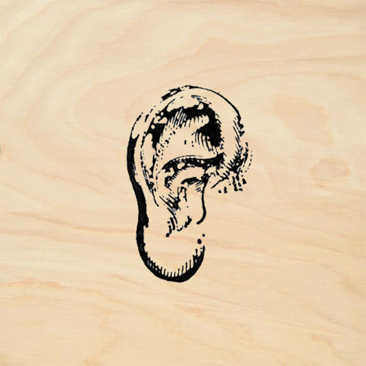 StampaFe Ear small Vintage Rubber Art Stamp