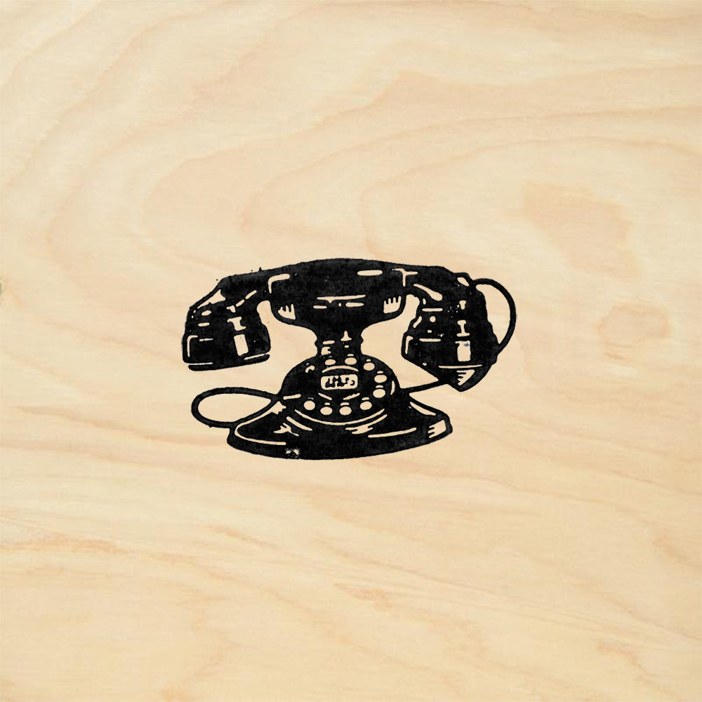 StampaFe Dial Phone Retro Rubber Art Stamp
