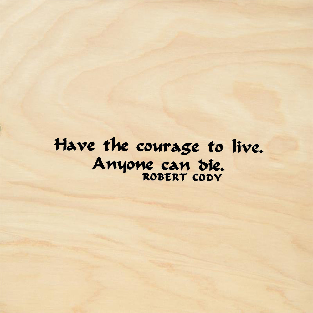 StampaFe Courage to Live Rubber Art Stamp