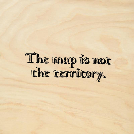 StampaFe Map Rubber Art Stamp