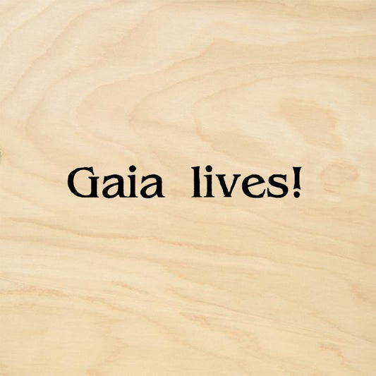 StampaFe Gaia Lives Rubber Art Stamp