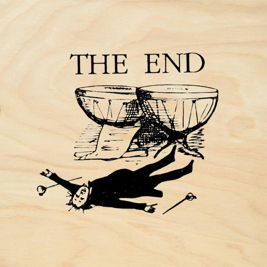 StampaFe The End Whimsical Rubber Art Stamp