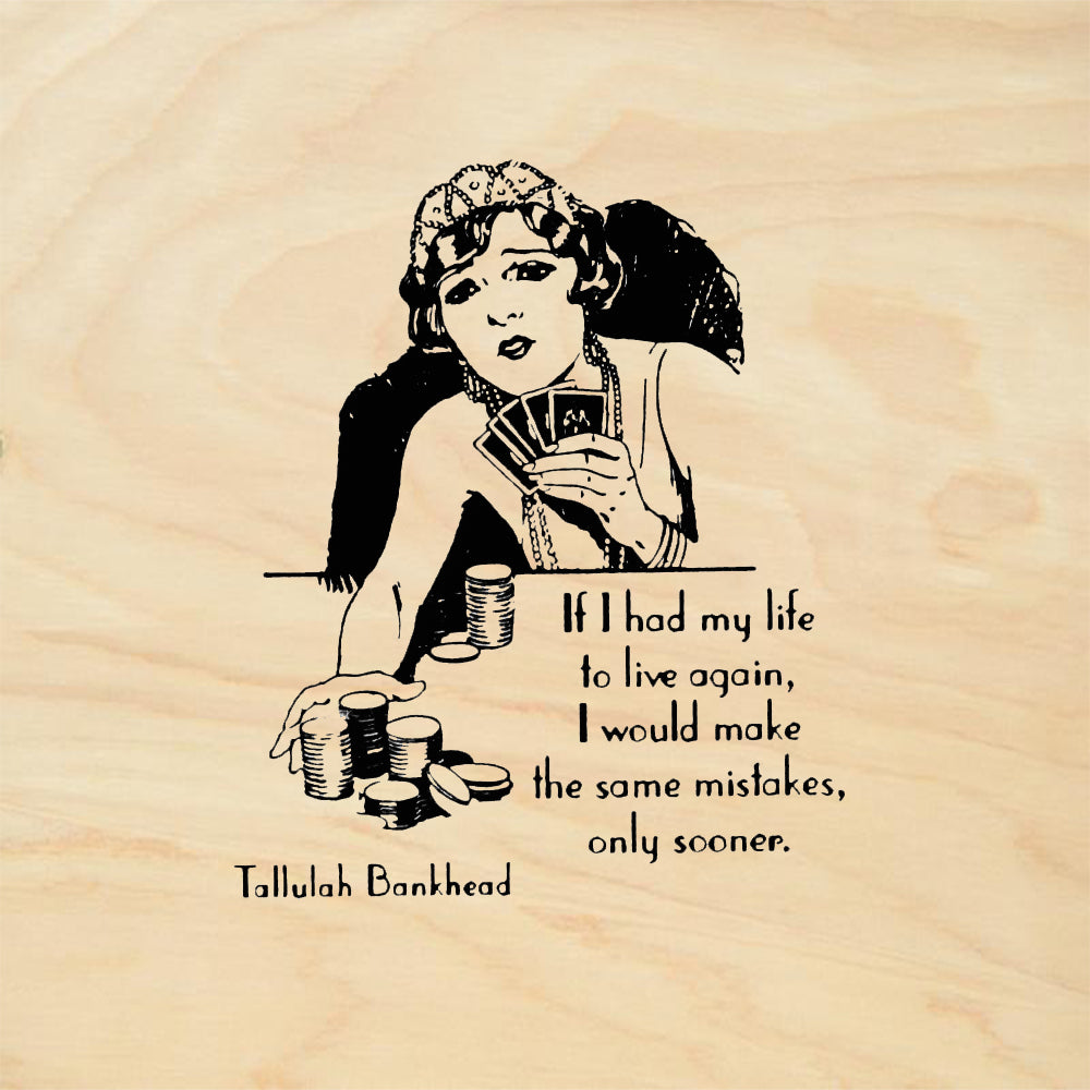 StampaFe Life to Live Retro Rubber Art Stamp
