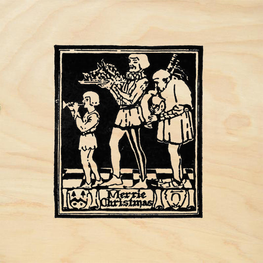 StampaFe Merrie Christmas Feast Rubber Art Stamp