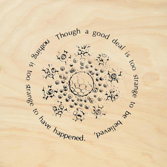StampaFe Too Strange Whimsical Rubber Art Stamp