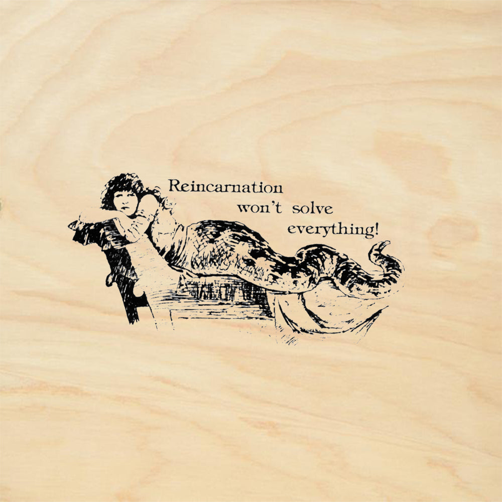 StampaFe Reincarnation Whimsical Rubber Art Stamp