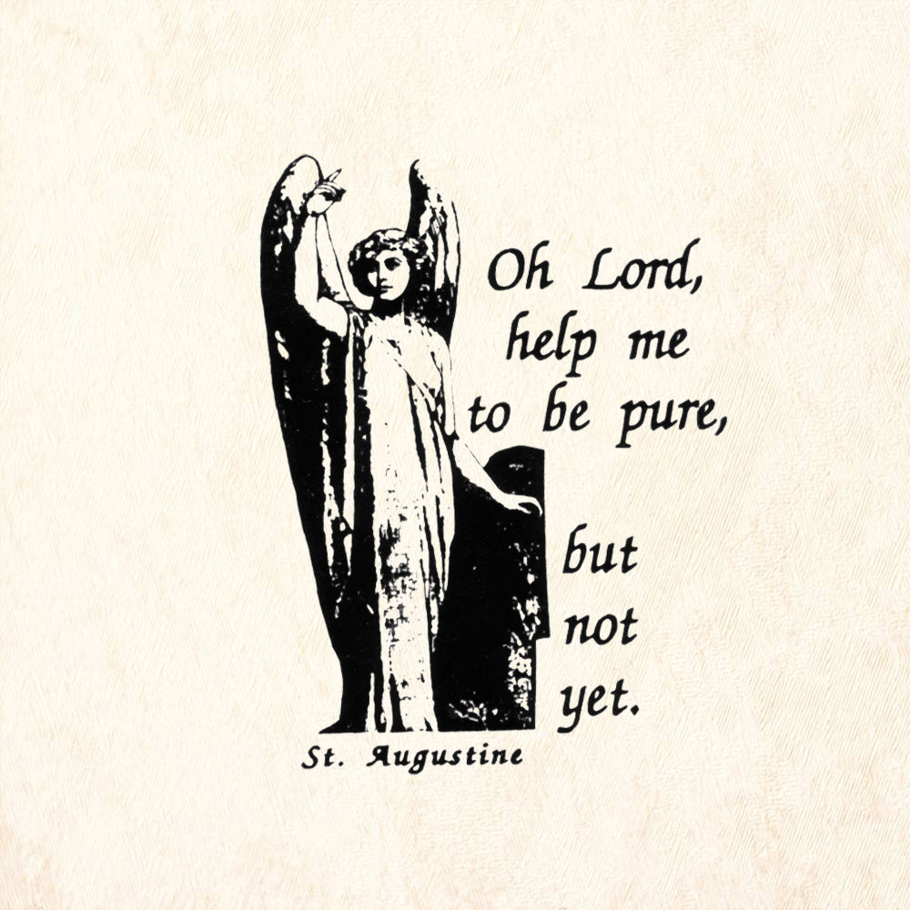 StampaFe Help Me Be Pure Angel Quote Rubber Art Stamp