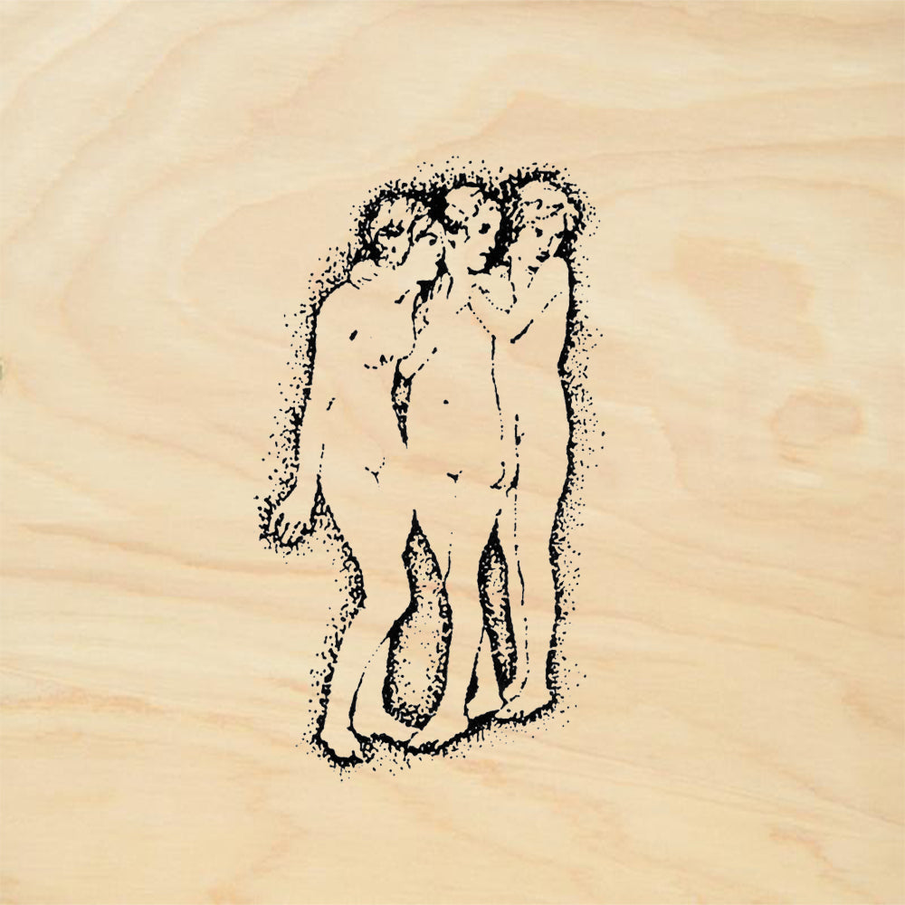 StampaFe Nudes Three Figure Rubber Art Stamp
