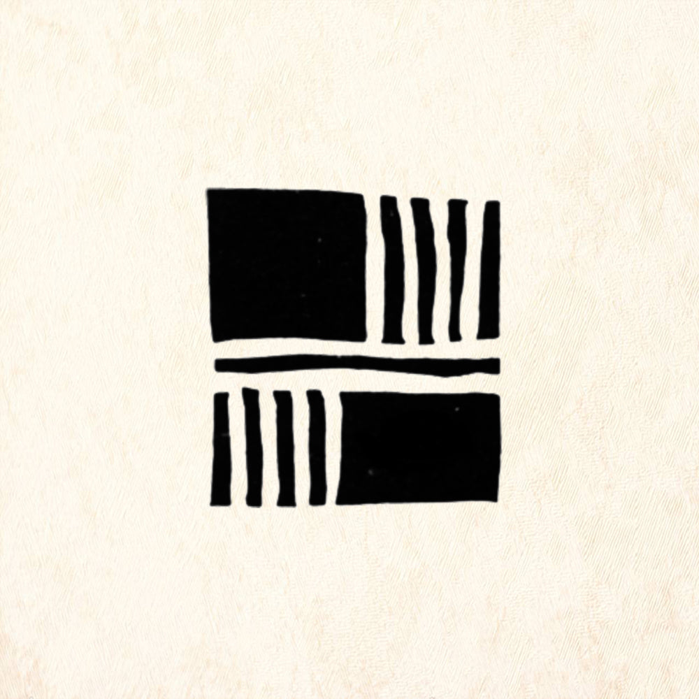 StampaFe Striped Blocks Geometric Rubber Art Stamp
