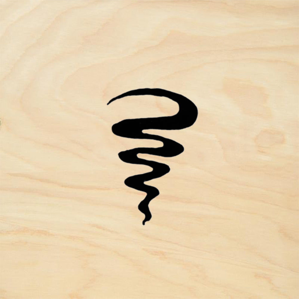 StampaFe Tapered Spiral Geometric Rubber Art Stamp