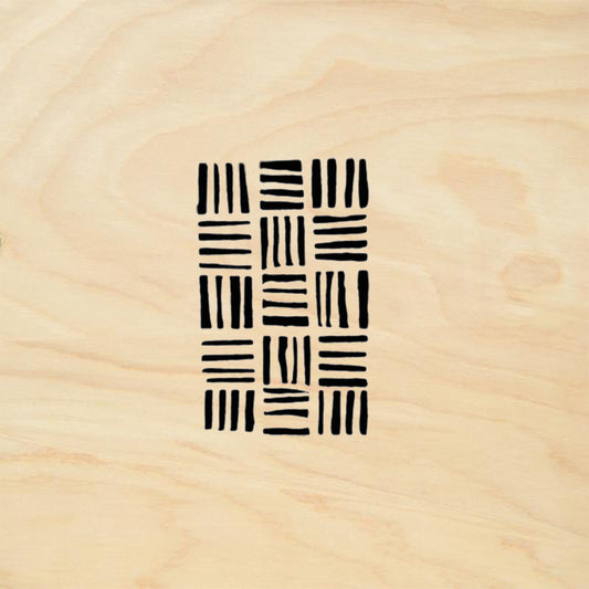 StampaFe RR35 Primitive Woven Rubber Art Stamp