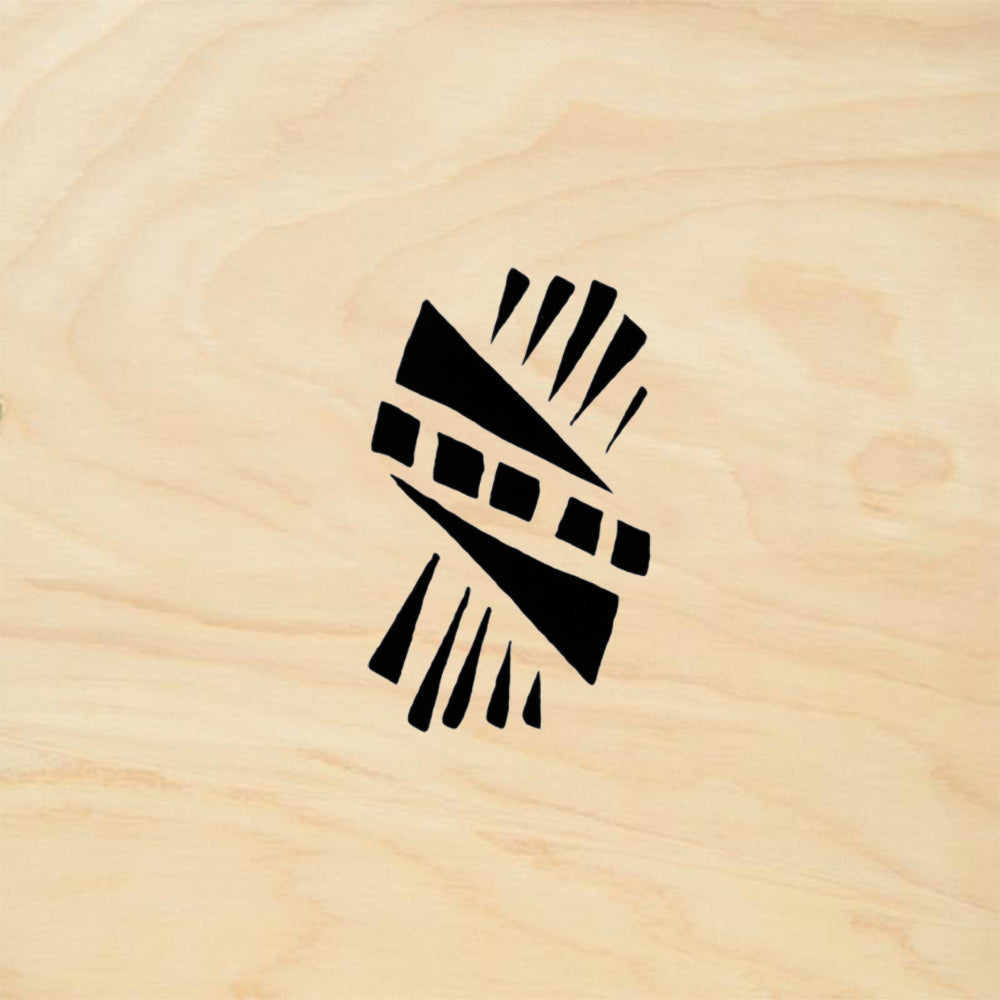 StampaFe RR36 Tribal Abstract Rubber Art Stamp