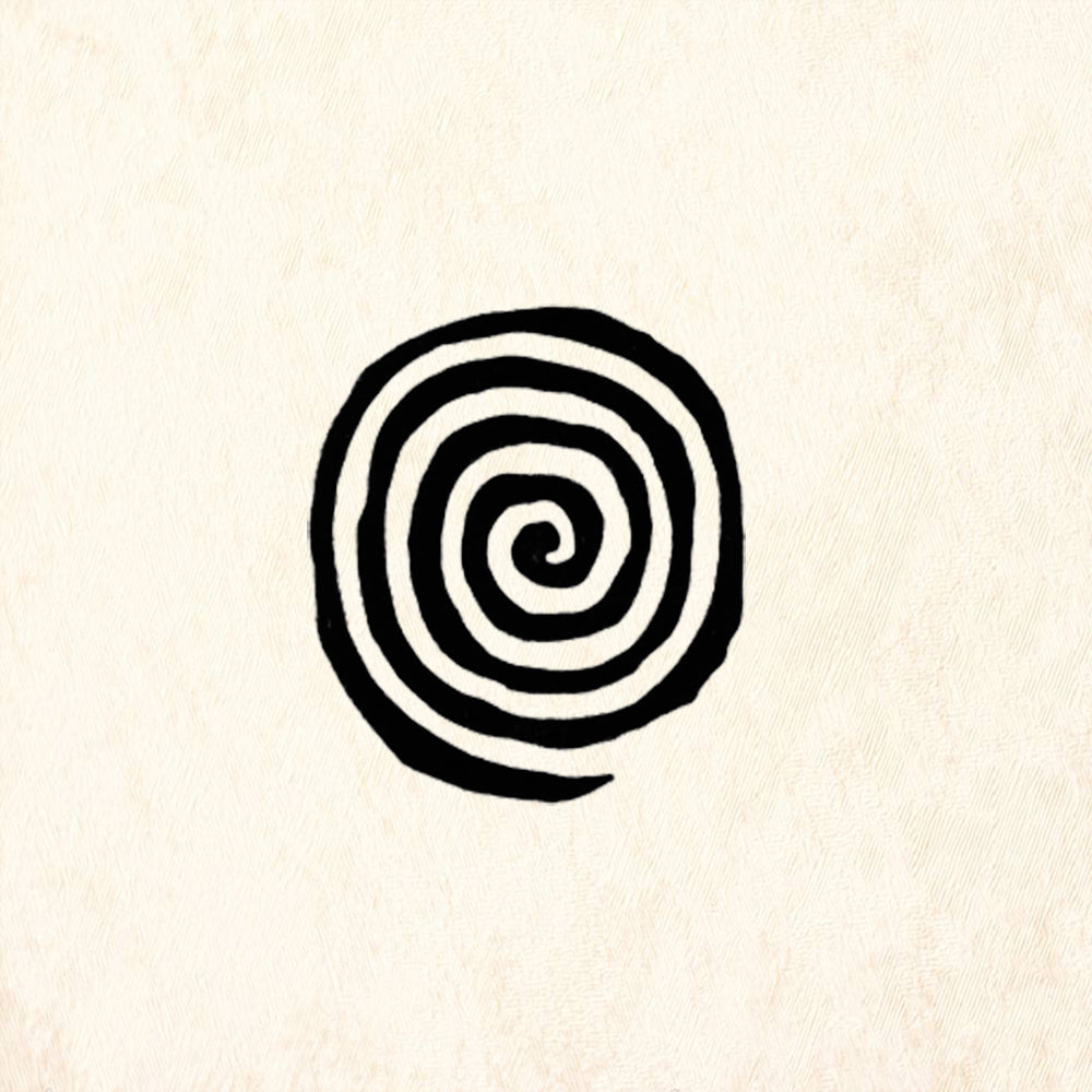 StampaFe Spiral Geometric Rubber Art Stamp
