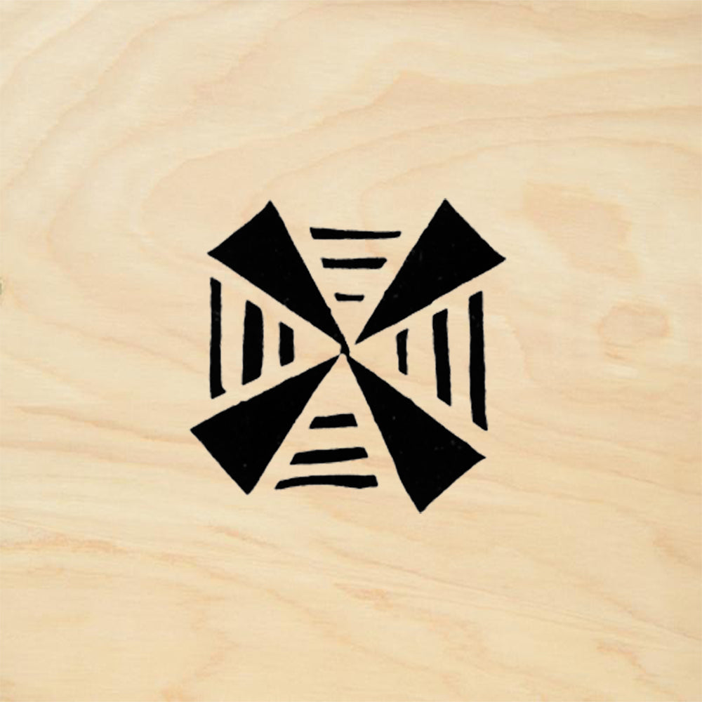 StampaFe Pinwheel Geometric Rubber Art Stamp