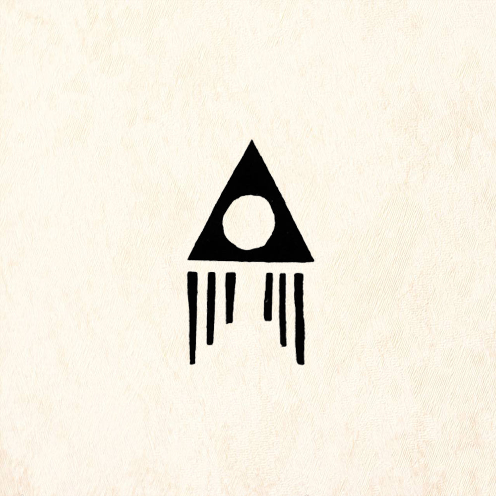 StampaFe Rocket Triangle Geometric Rubber Art Stamp
