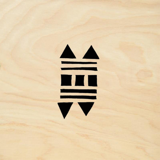 StampaFe RR51 Primitive Folk Art Rubber Art Stamp