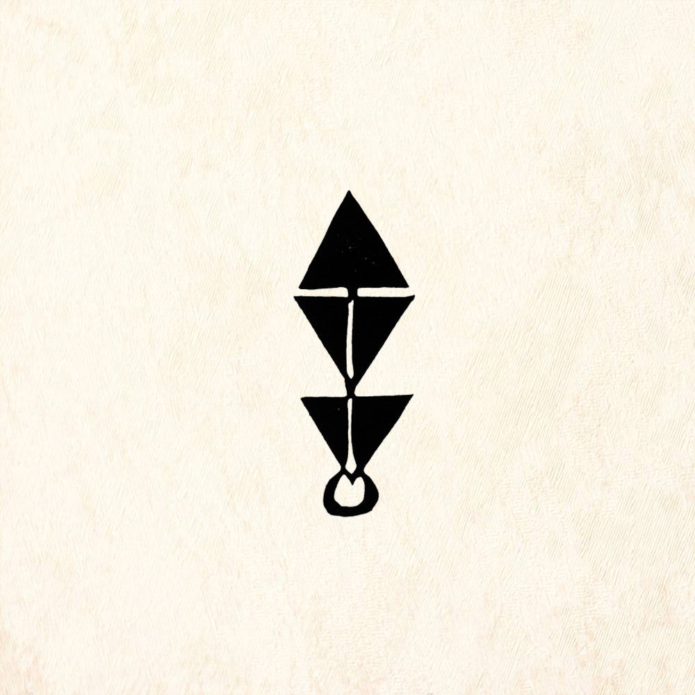 StampaFe Stacked Diamonds Geometric Rubber Art Stamp