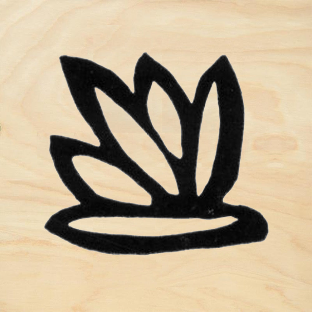 StampaFe Lotus Flower Botanical Rubber Art Stamp