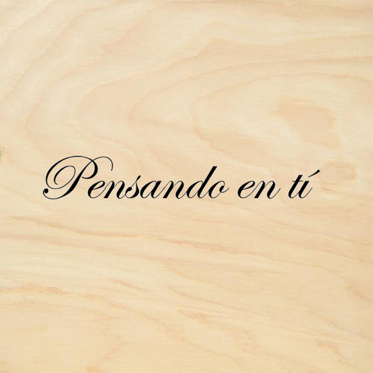 StampaFe Pensando en ti Card Making Rubber Art Stamp