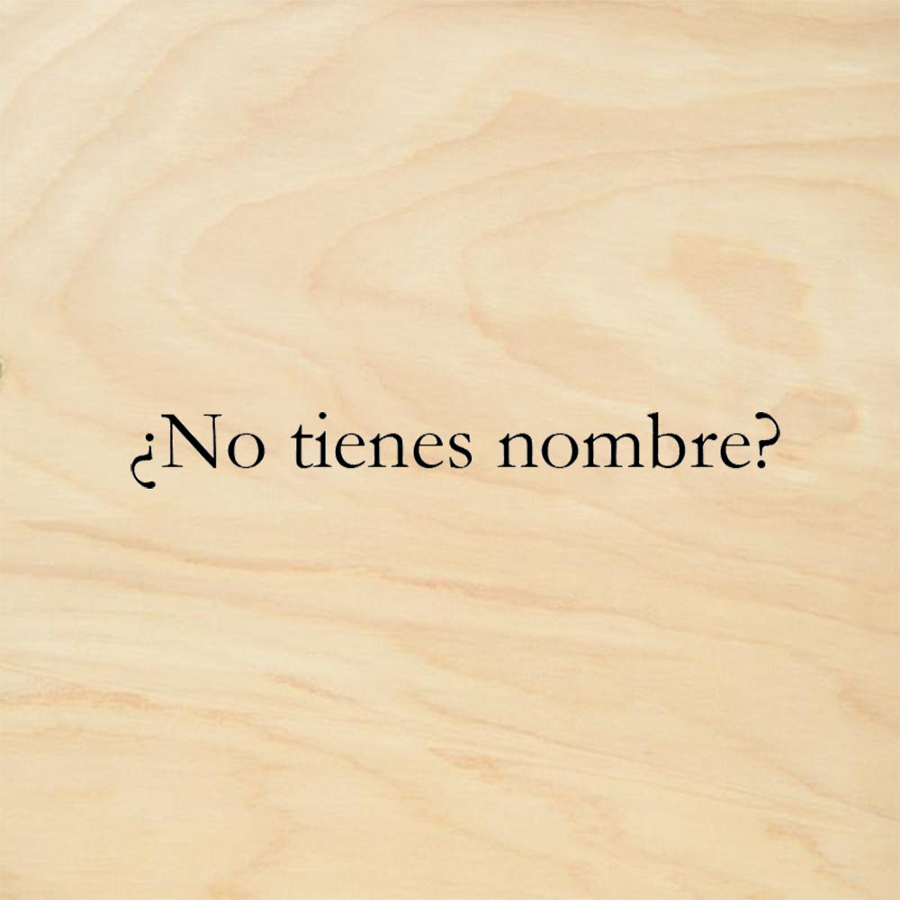 StampaFe No tienes nombre Card Making Rubber Art Stamp