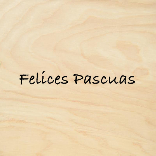 StampaFe Felices Pascuas Holiday Rubber Art Stamp