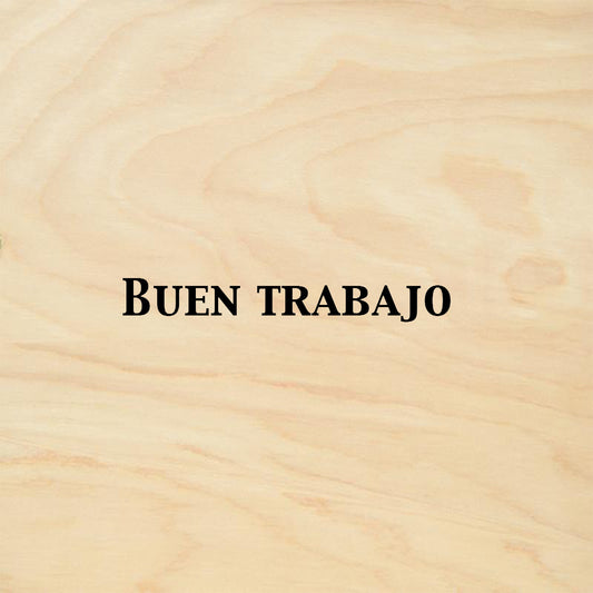 StampaFe Buen Trabajo Card Making Rubber Art Stamp