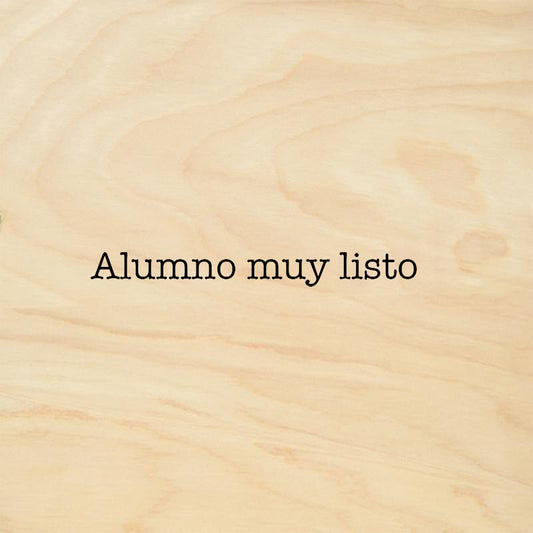 StampaFe Alumno muy listo Card Making Rubber Art Stamp