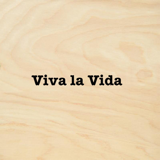 StampaFe Viva La Vida Folk Art Rubber Art Stamp