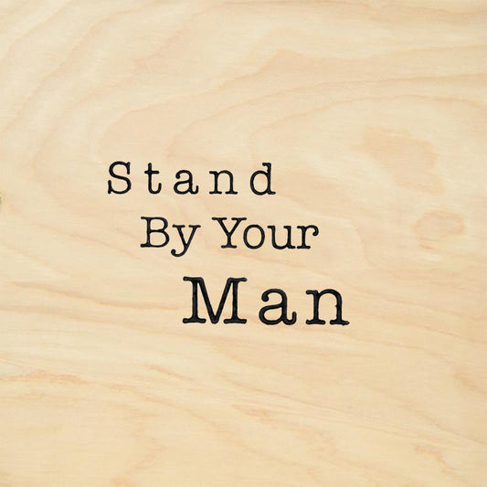 StampaFe Stand By Your Man Vintage Rubber Art Stamp
