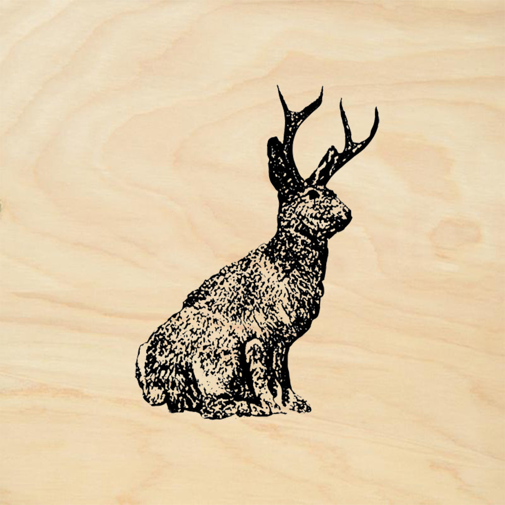 StampaFe Jackalope Southwest Rubber Art Stamp
