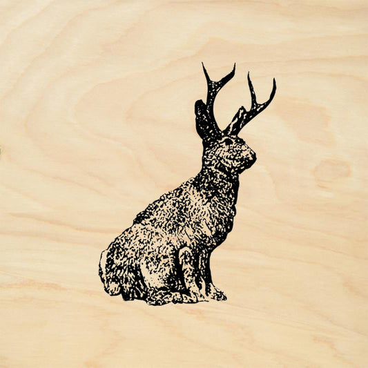 StampaFe Jackalope Southwest Rubber Art Stamp