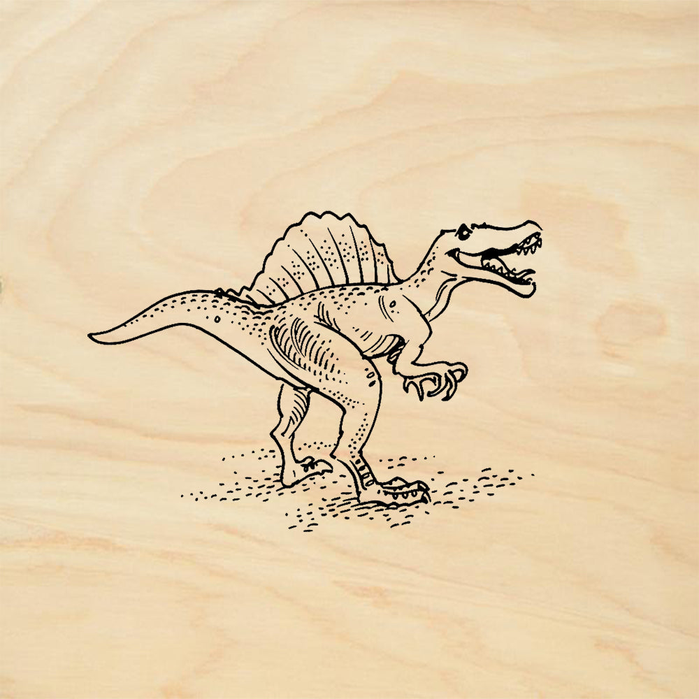 StampaFe Dinosaur Right Nature Rubber Art Stamp