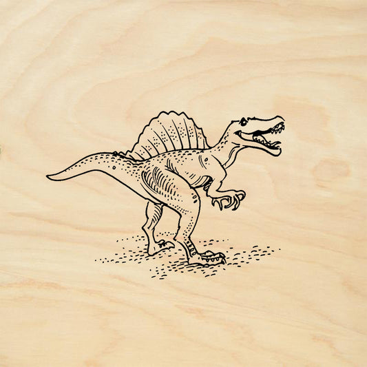 StampaFe Dinosaur Right Nature Rubber Art Stamp
