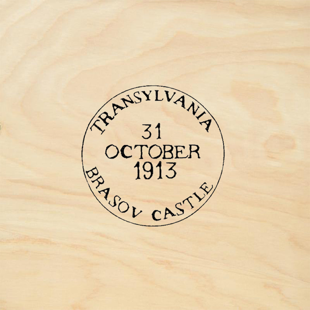 StampaFe Transylvania Postmark Halloween Rubber Art Stamp