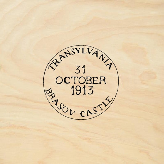 StampaFe Transylvania Postmark Halloween Rubber Art Stamp
