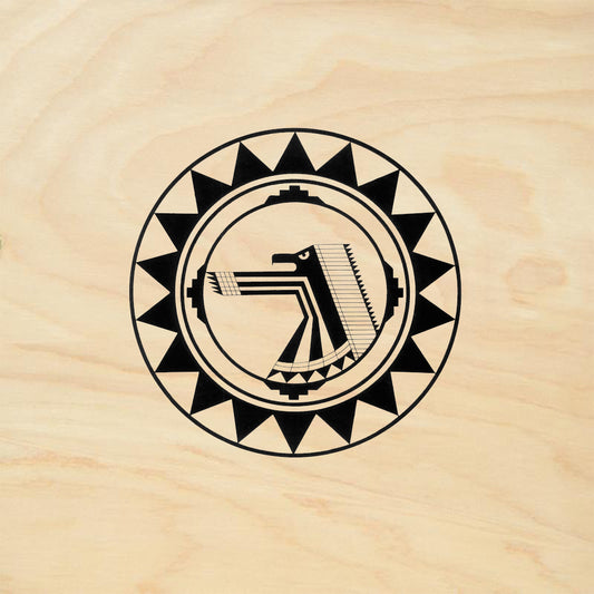 StampaFe Circle Bird Southwest Rubber Art Stamp