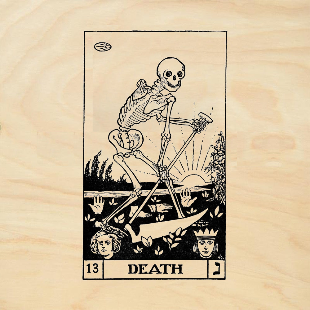 StampaFe Death Skeleton Gothic Rubber Art Stamp