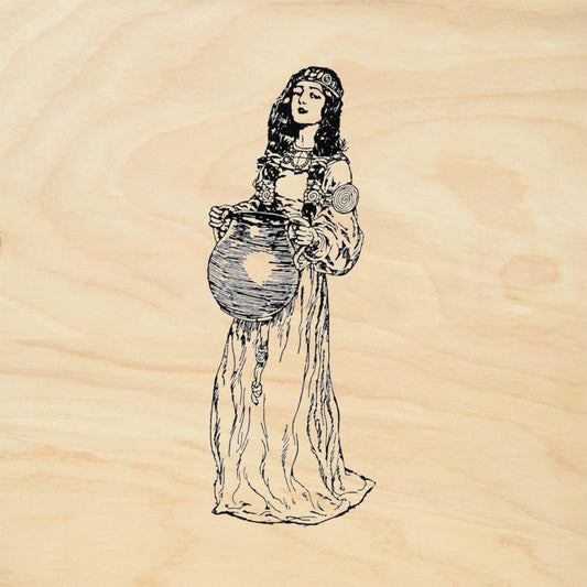 StampaFe Caitlin After Vintage Rubber Art Stamp