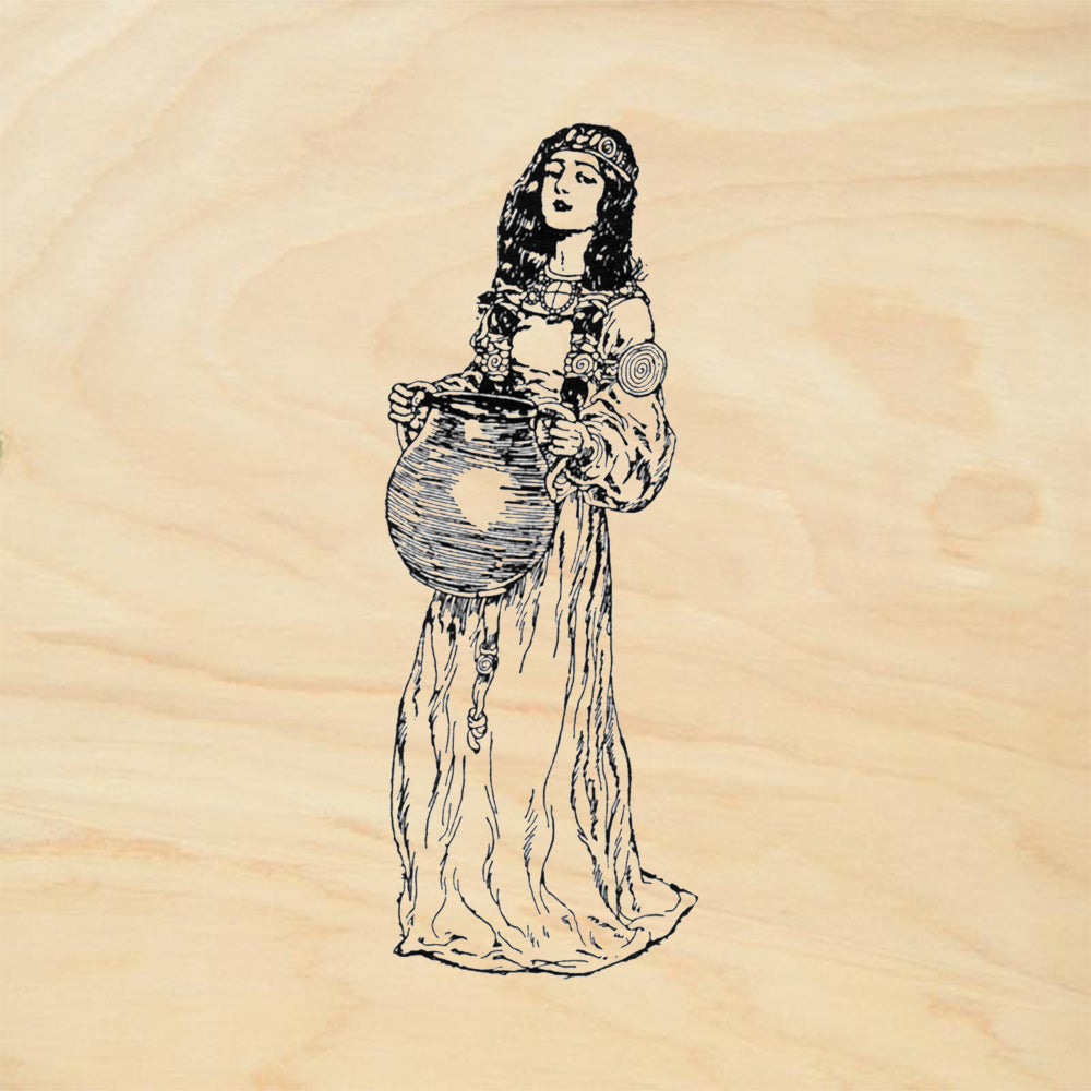 StampaFe Caitlin After Vintage Rubber Art Stamp