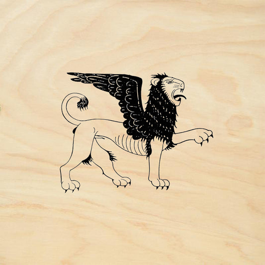 StampaFe Griffin Left Mythical Rubber Art Stamp