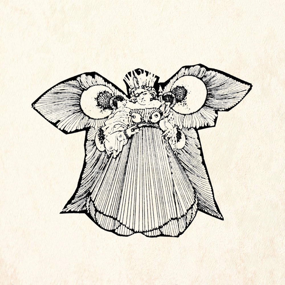 StampaFe Grim Faerie Whimsical Rubber Art Stamp